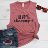 Blame Champagne Muscle Tank