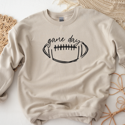 Game Day Scribble Football Sweatshirt