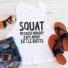 Squat Because Nobody Raps About Little Butts Crop Top