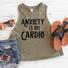 Anxiety Is My Cardio Crop Top
