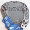 Backroads & Bonfires Drop Shoulder Sweatshirt
