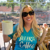 But First Coffee V-Neck Tee