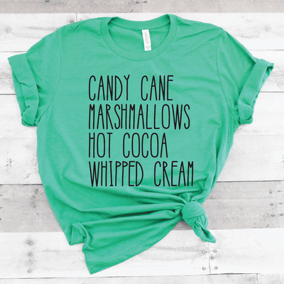 Candy Canes Marshmallows Shirt