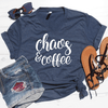 Chaos & Coffee V-Neck Tee