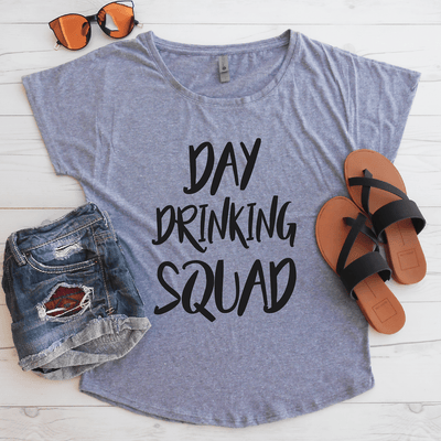 Day Drinking Squad Flowy Shirt