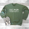 Dog Mom with Dog Names Sweatshirt