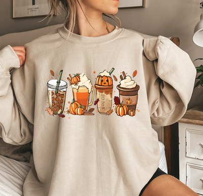 Fall Coffee Drinks Sweatshirt