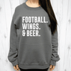 Football Wings & Beer Sweatshirt