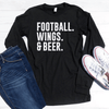 Football Wings & Beer Long Sleeve Shirt