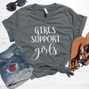 Girls Support Girls V-Neck Tee
