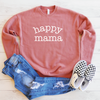 Happy Mama Drop Shoulder Sweatshirt