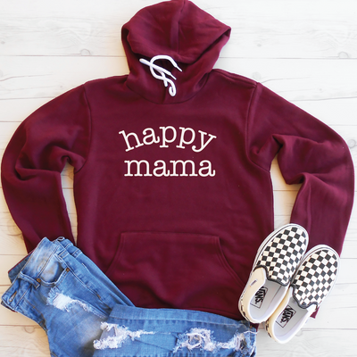 Happy Mama Fleece Lined Hoodie