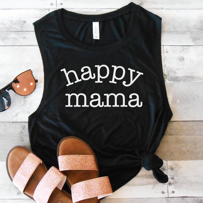 Happy Mama Muscle Tank