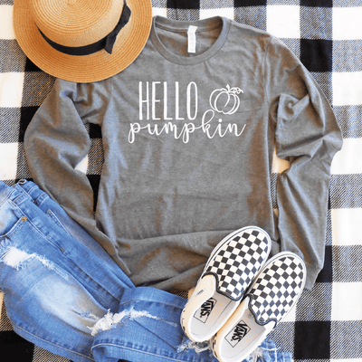 Hello Pumpkin Long Sleeve Shirt