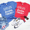 I'm Sorry I Can't Hear You Over My Freedom Ringing Shirt