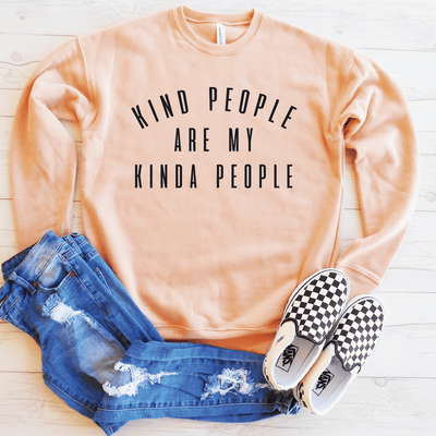 Kind People Are My Kinda People Drop Shoulder Sweatshirt