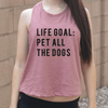 Life Goal Pet All The Dogs Crop Top