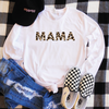 Mama Leopard Print Long Sleeve Shirt