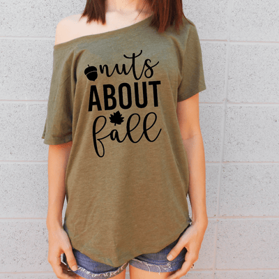 Nuts About Fall Flowy Shirt