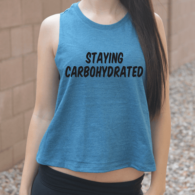 Staying Carbohydrated Crop Top