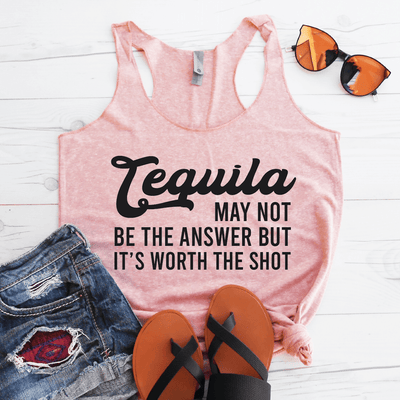 Tequila May Not Be The Answer But It's Worth The Shot Eco Tank Top