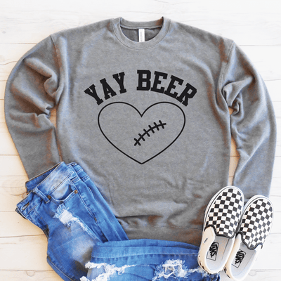 Yay Beer Drop Shoulder Sweatshirt